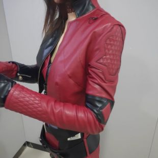 2021 The Suicide Squad Harley Quinn Cosplay Costume Full Set Pu Leather Suit