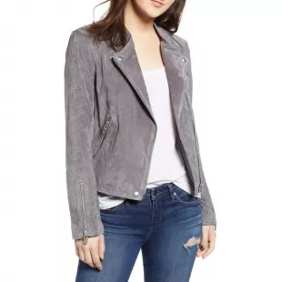 No Limit Suede Moto Jacket