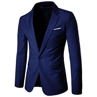 cloudstyle - Cloudstyle Men's Suit Jacket One Button Slim Fit Sport ...