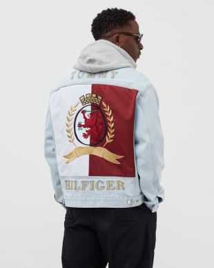 HCM FLAG & CREST DENIM 'COLLECTION' JACKET