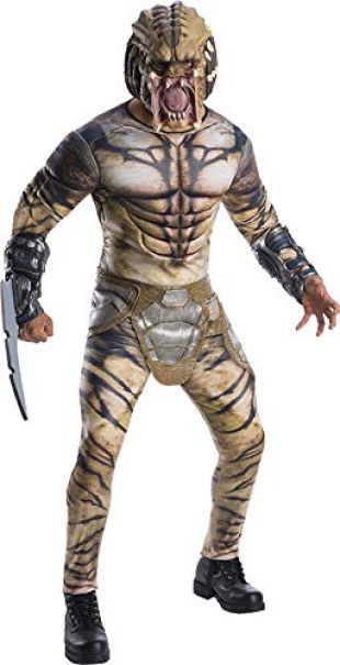 Karc Predator Mask Movie Game 1:1 Helmet Resin Black Relica for Men Halloween Cosplay Costume