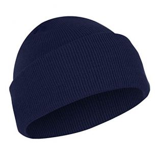 Rothco Deluxe Fine Knit Watch Cap, Navy Blue
