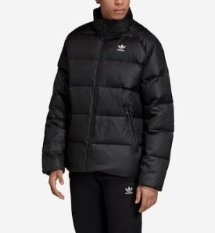 Doudoune courte homme noir Outlet