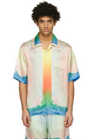Casablanca Lucid Dreams Silk Shirt Small