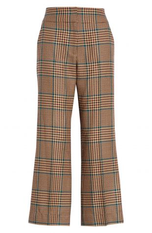Cormac Plaid Wool Blend Trousers, Main, color