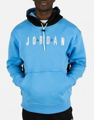 blue and black jordan hoodie