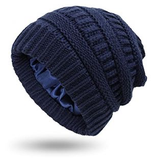 Makone Women Beanie Hat Winter Trendy Warm Soft Cap Slouch Thick Cable Knit Hat