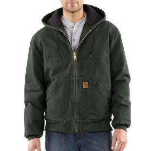 Carhartt Men's Sandstone Active Jacket,Moss,Large