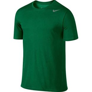 Nike Mens Shirt Short Sleeve Legend (Large, Dark Green)
