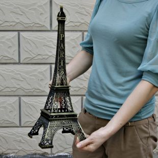 Romantic Eiffel Tower Model Metal Crafts Living Room