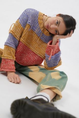 Kimchi Blue Harvest Patchwork Sweater