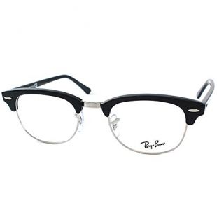 Ray-Ban - Ray-Ban Unisex 5154 Clubmaster Eyeglasses Shiny Black 49mm