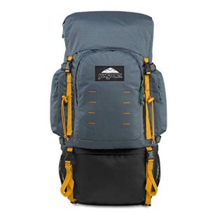 JanSport Far Out 55 Hiking Backpack - Outdoor Camping and Backpacking Gear, Dark Slate Ripstop, 55L