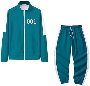 Squid Game Merch Hoodie Pants Two Piece Set Squid Game 067 456 001 Tracksuits GS27
