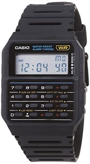 Casio Men's Vintage CA53W-1 Calculator Watch