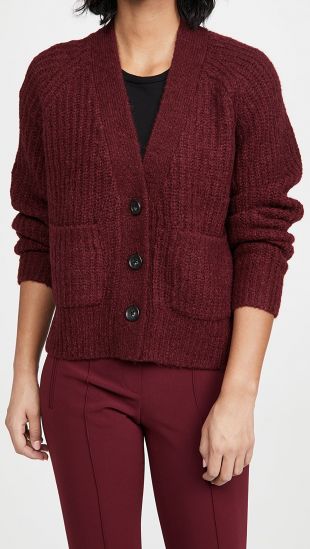 A.L.C. Red Henna Cleveland Cardigan