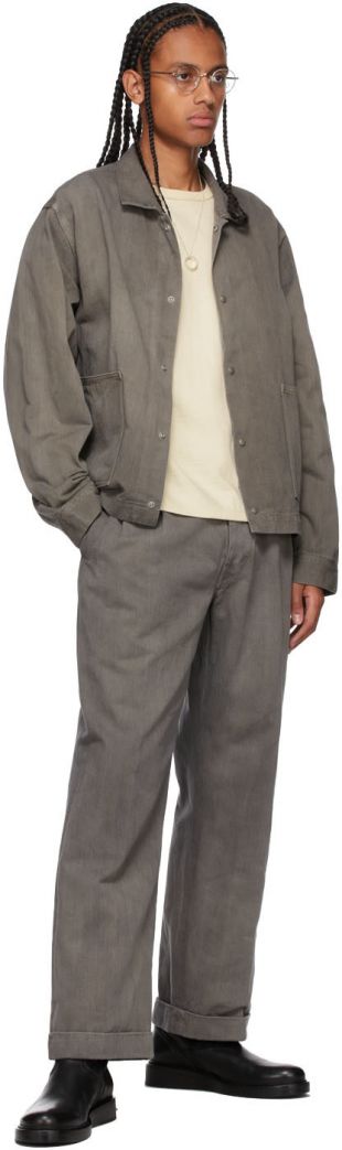 Grey Coverall Jacket