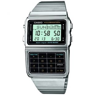 Casio DBC-611-1CR Data Bank Classic Series Quality Watches - Silver