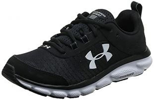 Under Armour - Under Armour mens Charged Assert 8 Running Shoe, Black ...