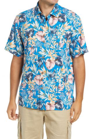 Tommy Bahama - Uluru Fronds Lavish Short Sleeve Silk Button-Up Camp Shirt