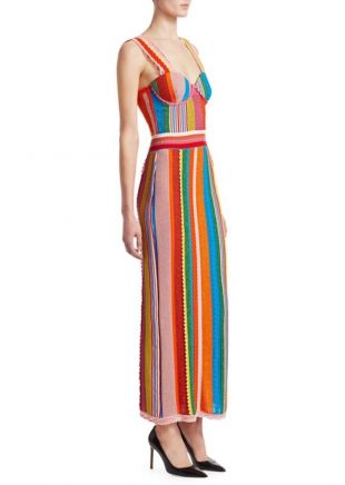 Multi Stripe Knit Dress