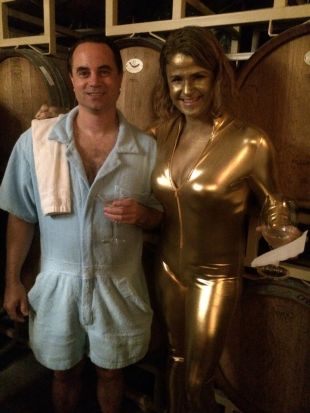 James Bond Goldfinger Romper costume dhomme éponge. Poches