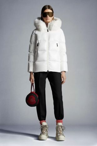moncler Laiche Down Jacket in White