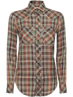 CHEMISE CINTRÉE À CARREAUX