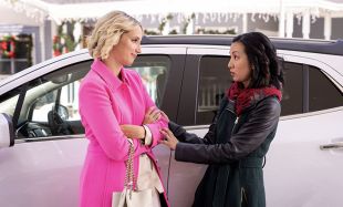 Candy Coated Christmas 2021 Molly McCook Pink Coat