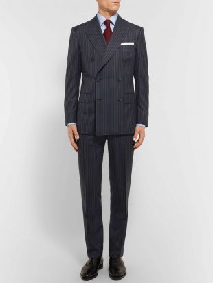 Harry's Navy Pinstriped Super 120s Wool Suit