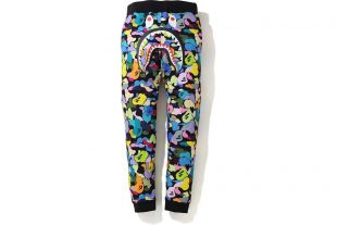 BAPE Multi Camo Shark Slim Sweatpant