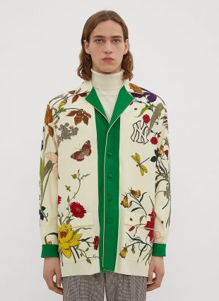 Gucci New York Yankees Gothic Print Shirt