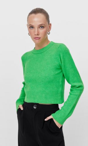 Pull crop feutré