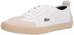 Lacoste men's Contest 0120 4 Cma Sneaker, White/Off White, 8 US