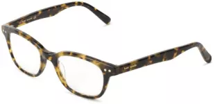 Kate Spade Women's Rebec Cat Eye Reading Glasses, Tokyo Tortoise, 49 mm (1 x Magnification Strength)