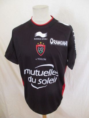 Maillot de rugby vintage RCT Toulon Noir Taille L Ã    45% | eBay