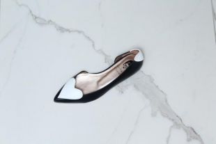 ballerines coeurs blancs