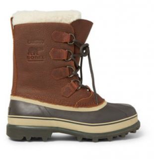 Sorel   Caribou Shearling Lined Waterproof Leather Snow Boots