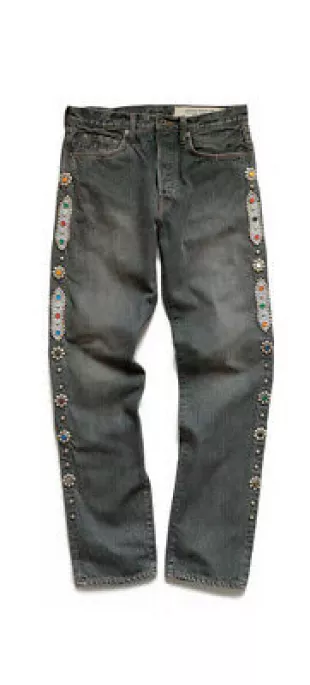 Kapital Pants worn by A$AP Rocky in Arya Official Music Video by Nigo |  Spotern