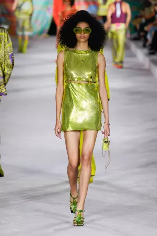 Versace Spring/Summer 2022 Green Dress