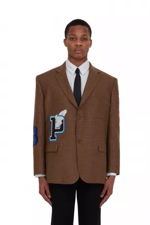 ARSY LETTERMAN BROWN BLAZER