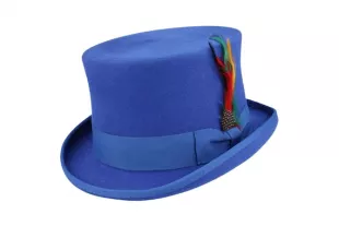 Laine feutre Top Hat Plume Top Hat Hommes Femmes Top Hat