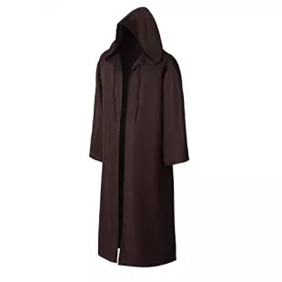 Wizard Tunic Hooded Robe Halloween Cloak Cosplay Costumes