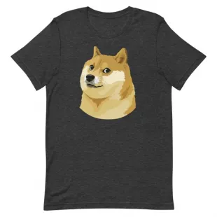 Dogecoin Dog Head Blockchain Digi Cryptocurrency t-shirt