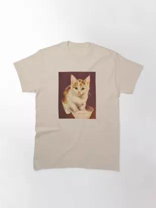Neil’s Ivory Cat T-shirt