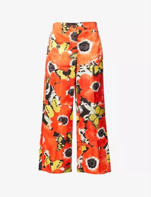 Loewe x Joe Brainard Pansies Print Trousers