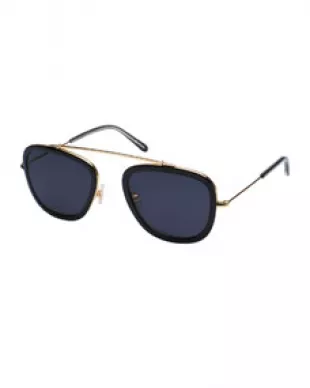 Huey Monochromatic Aviator Sunglasses, Black
