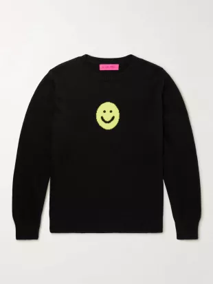 Intarsia Cashmere Sweater