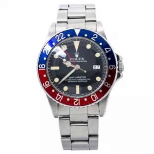 GMT Master Automatic Black Dial Men's Watch 16750 BKSO