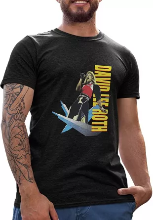 David Lee Roth Skyscraper Tour T-shirt (altered)